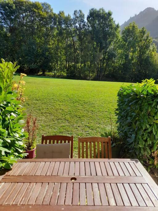 Rez De Jardin / Pieds Des Pistes Daire Bernex Dış mekan fotoğraf